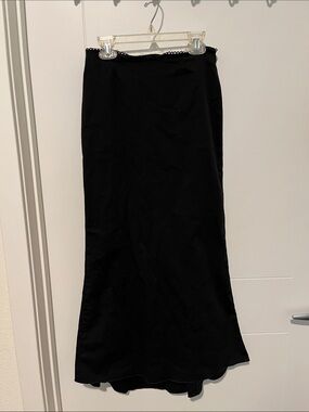 Vintage Bebe Black Long Vamp Skirt Witchy Emo Goth Whimsigoth  Romantic Vixen